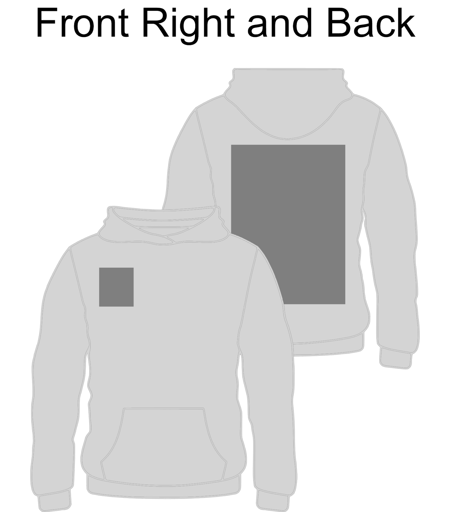 Right Front Print & Full Back