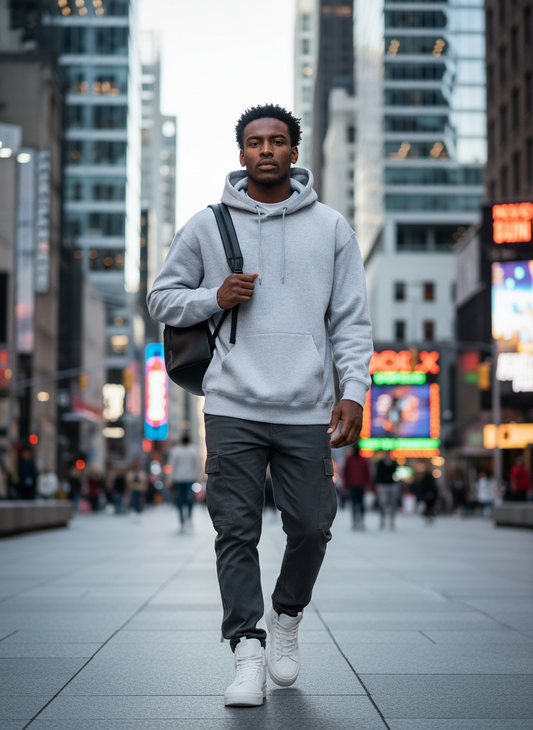 AA22 Urban Pullover Adult Hood Classic Fit 300 gsm Unisex