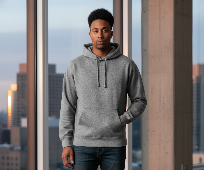 C202 Classic Pullover Adult Hood Regular Fit 300 gsm Unisex