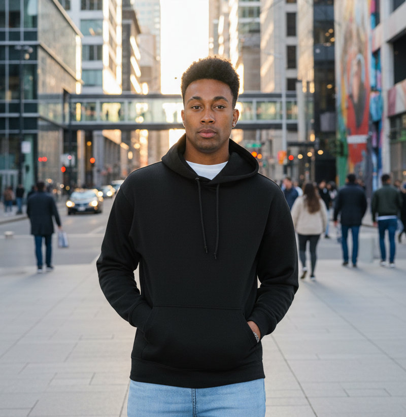 AA22 Urban Pullover Adult Hood Classic Fit 300 gsm Unisex