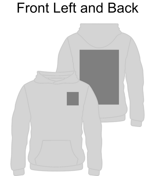 Left Front Print &  Full Back