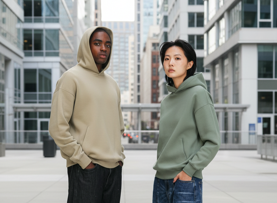 Gemini W76 Oversize Relaxed Adult Hoodie 350 gsm Unisex